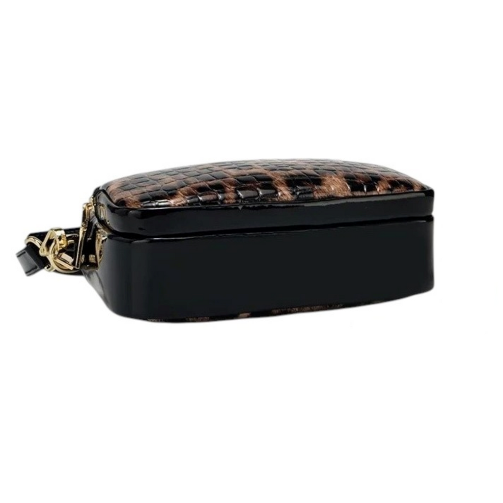 Gloss Leopard Mini Shoulder N217