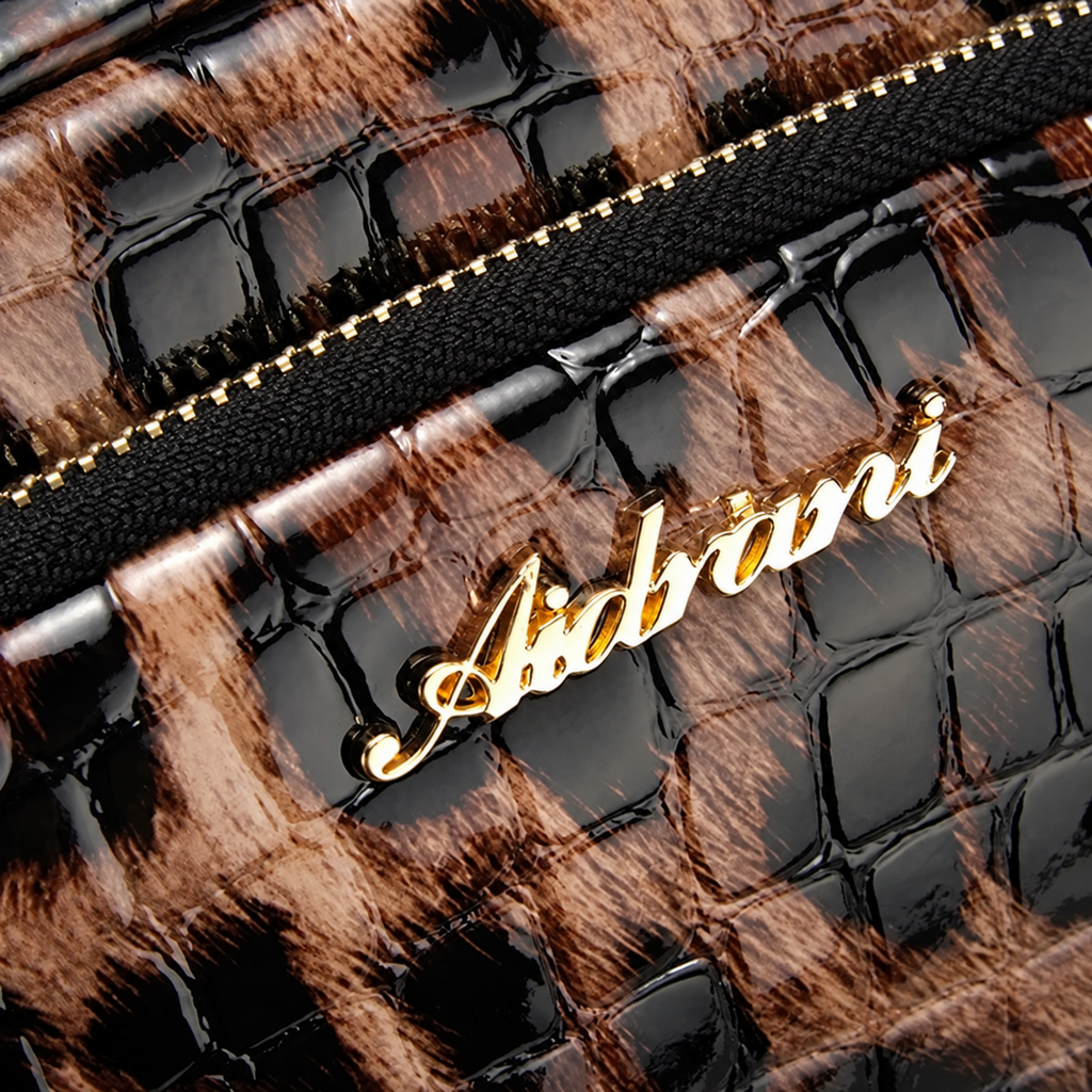 Gloss Leopard Mini Shoulder N217