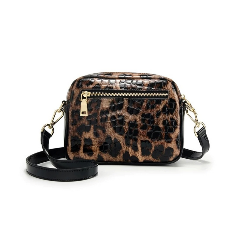 Gloss Leopard Mini Shoulder N217