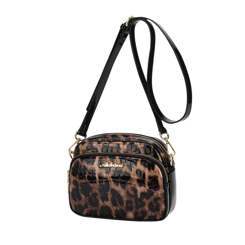 Gloss Leopard Mini Shoulder N217