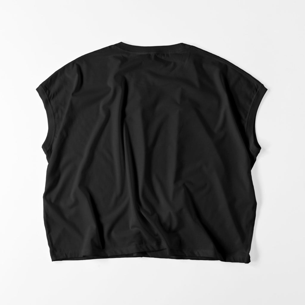 Calm Crop Tee 【3colors】 black image