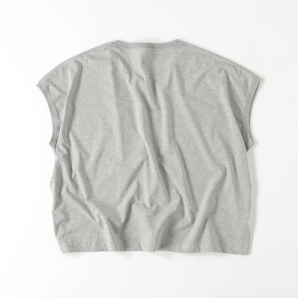 Calm Crop Tee 【3colors】 gray image