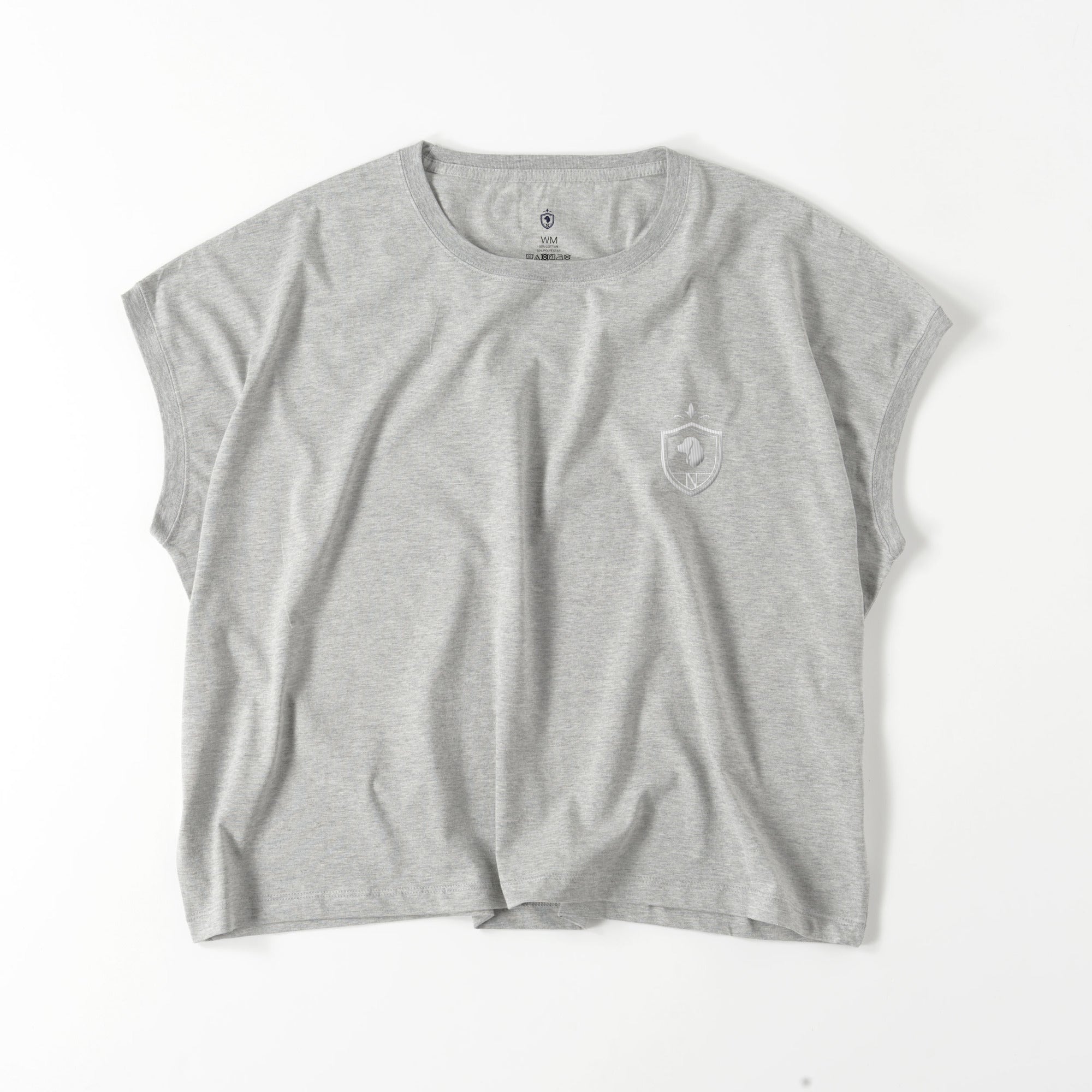 Calm Crop Tee 【3colors】 gray image