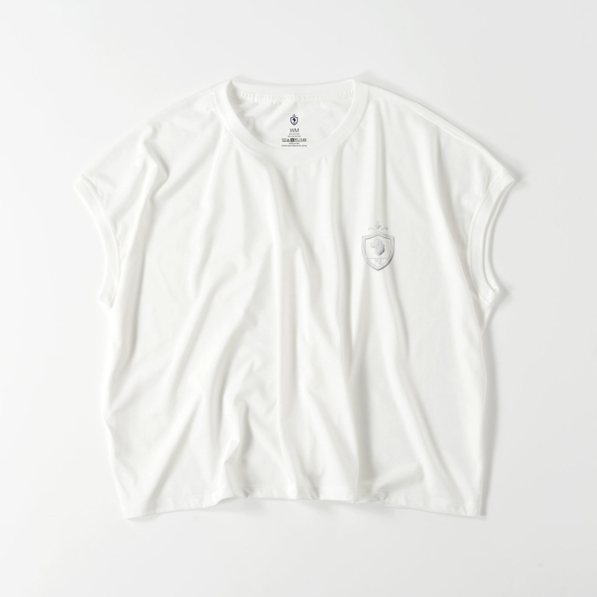 Calm Crop Tee 【3colors】 white image
