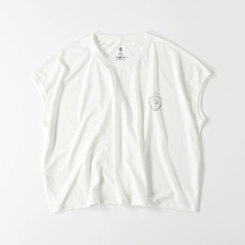 Calm Crop Tee 【3colors】 white image