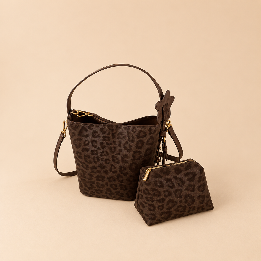 Urban Leopard Bucket Bag N216