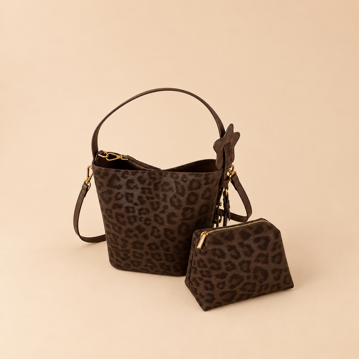 Urban Leopard Bucket Bag N216